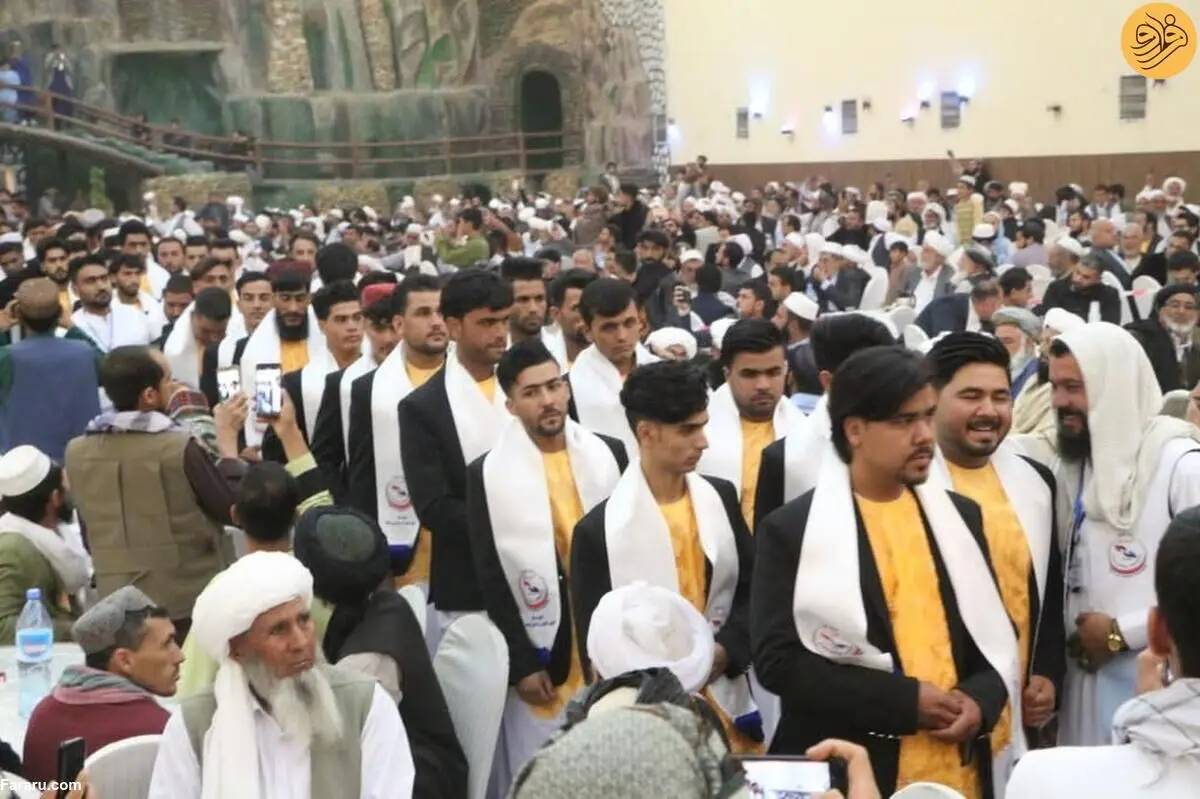 (تصاویر) جشن ازدواج گروهی ۱۰۰ زوج در ولایت هرات افغانستان