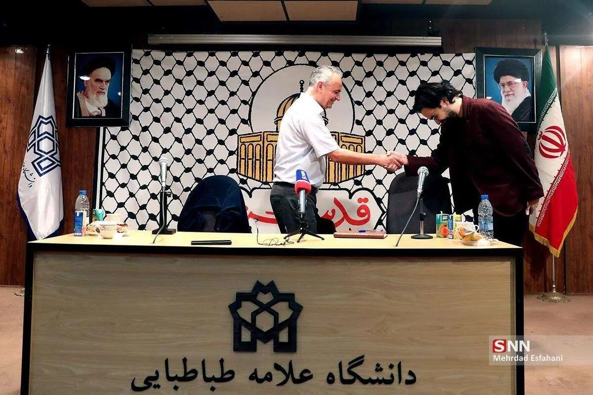 (تصاویر) مناظره احمد زیدآبادی و ابوالفضل بازرگان