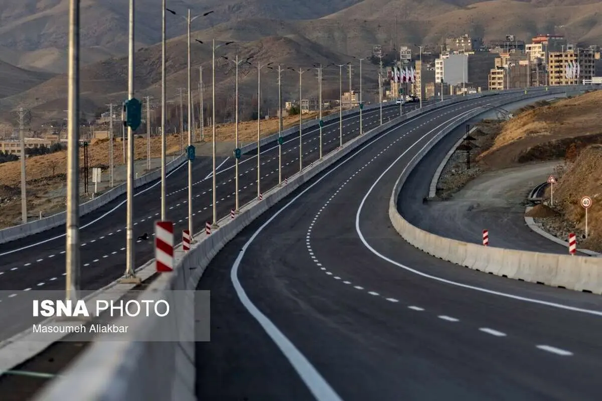 (تصاویر) فاز نخست بزرگراه شمالی کرج آماده بهرهبرداری