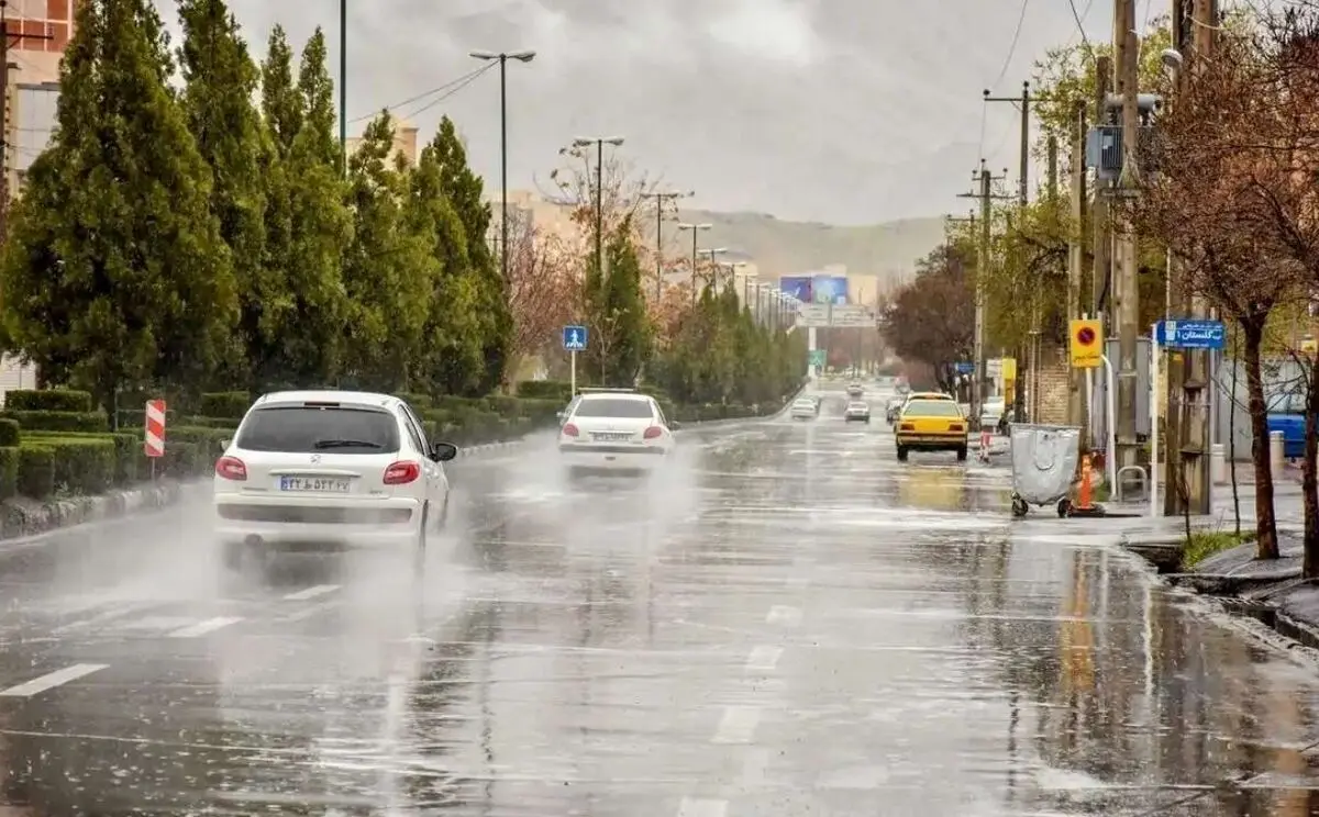 بارش باران و کاهش دما در تهران