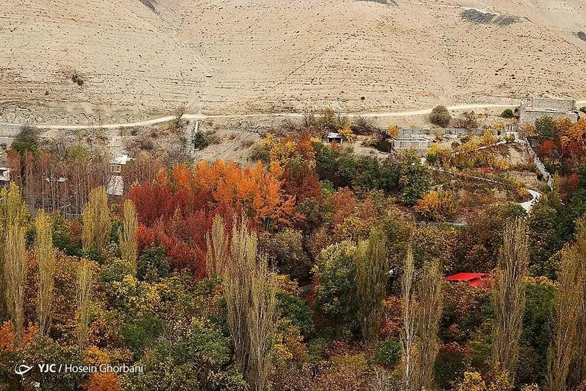 (تصاویر) طبیعت پاییزی روستای برغان