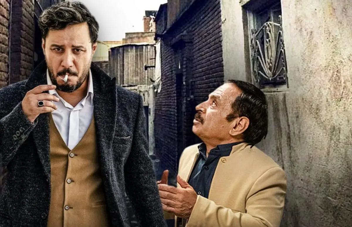(عکس) شوخی بامزه سروش صحت با سریال «زخم کاری»؛ عمو جلال جا پای «مالک» گذاشت!