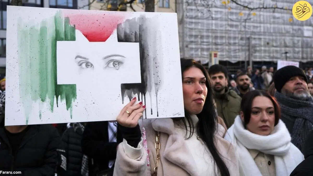 (تصاویر) هزاران نفر در آلمان برای حمایت از فلسطین تجمع کردند
