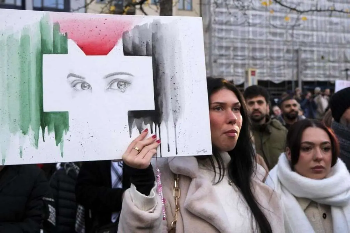 (تصاویر) هزاران نفر در آلمان برای حمایت از فلسطین تجمع کردند
