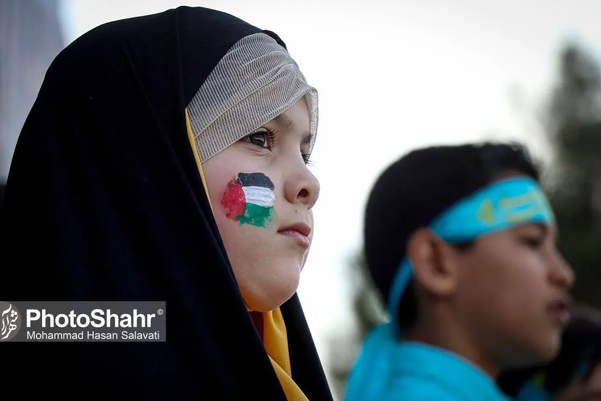(تصاویر) اجتماع نوجوانان عاشق مبارزه با اسرائیل