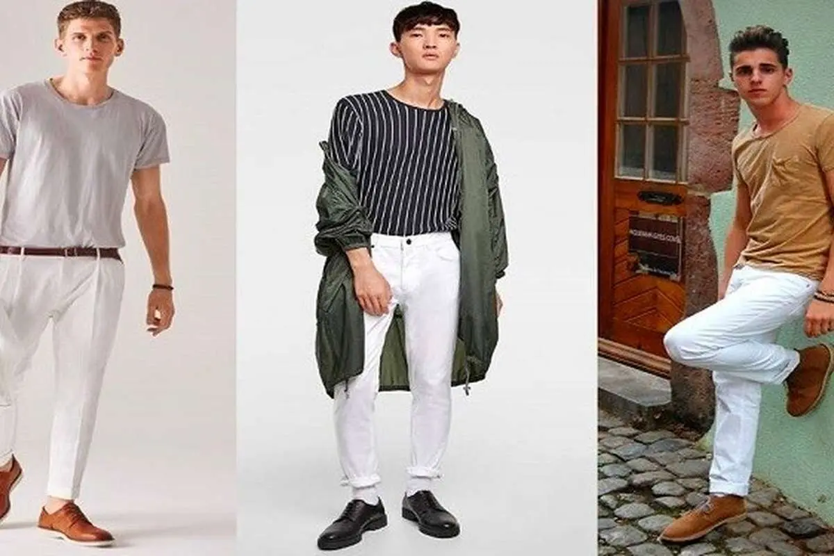 چگونه لباس ها را با شلوار سفید ست کنید؟