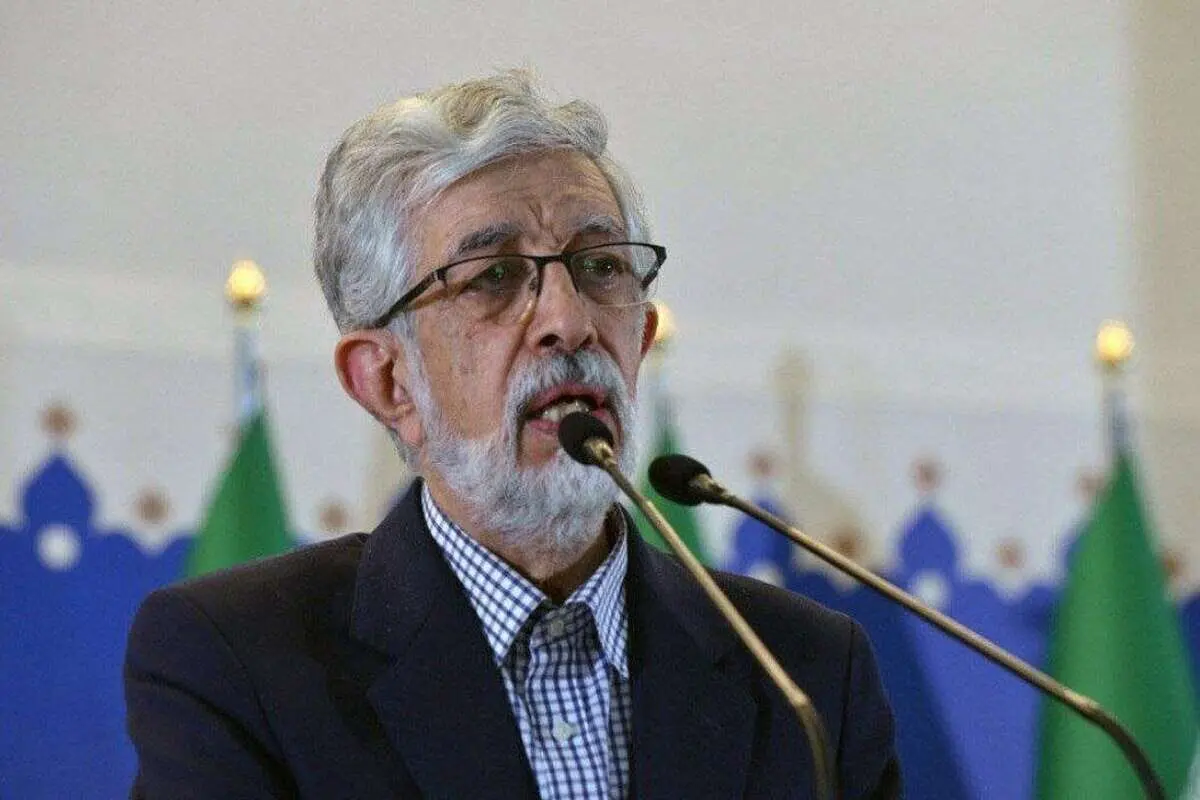 جنجال در زمان سخنرانی حدادعادل /حاضران سالن را ترک کردند