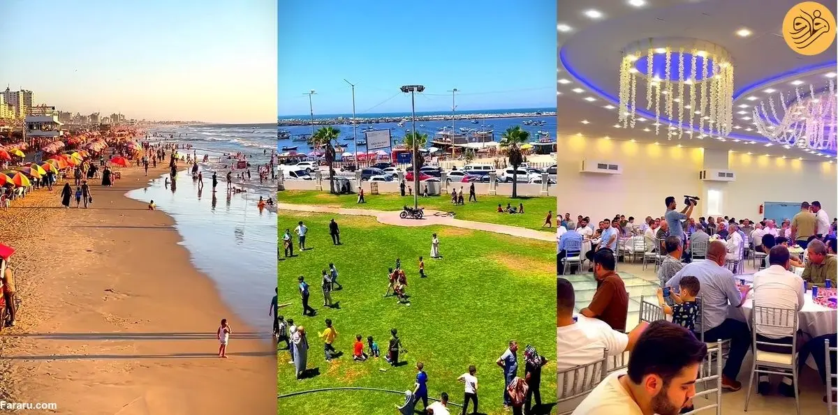 (ویدئو) در داخل غزه آنطور که قبلاً ندیده‌اید؛ از شنا در ساحل تا مراکز خرید لوکس