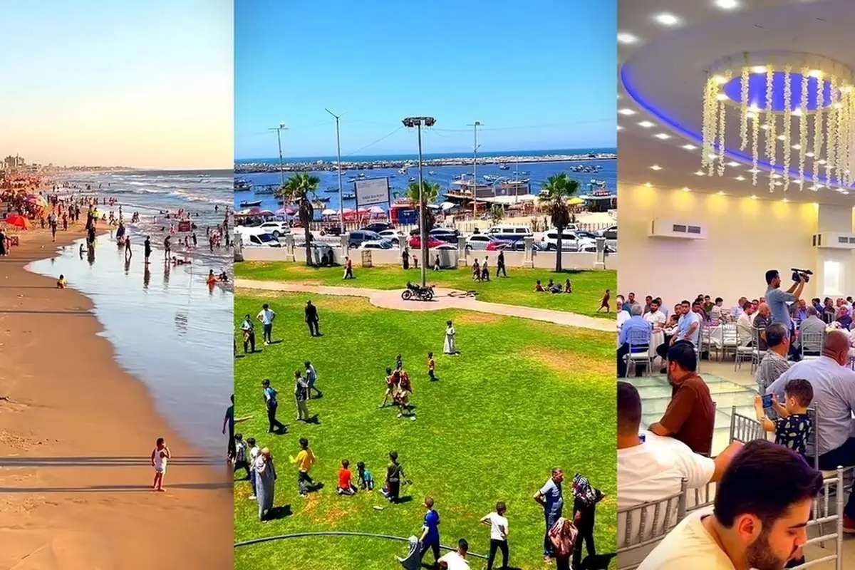 (ویدئو) در داخل غزه آنطور که قبلاً ندیدهاید؛ از شنا در ساحل تا مراکز خرید لوکس