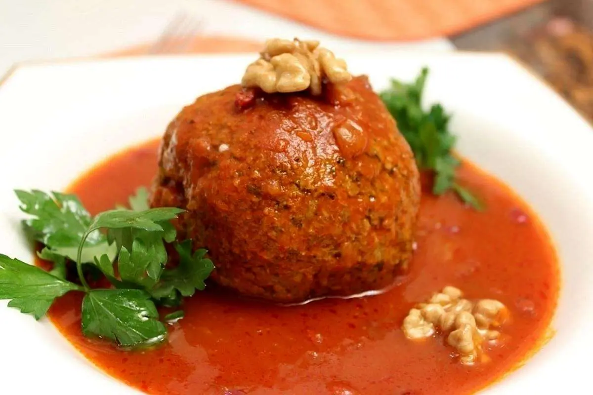 کوفته گیاهی به سبک ایرانی در ۱۰ گام!