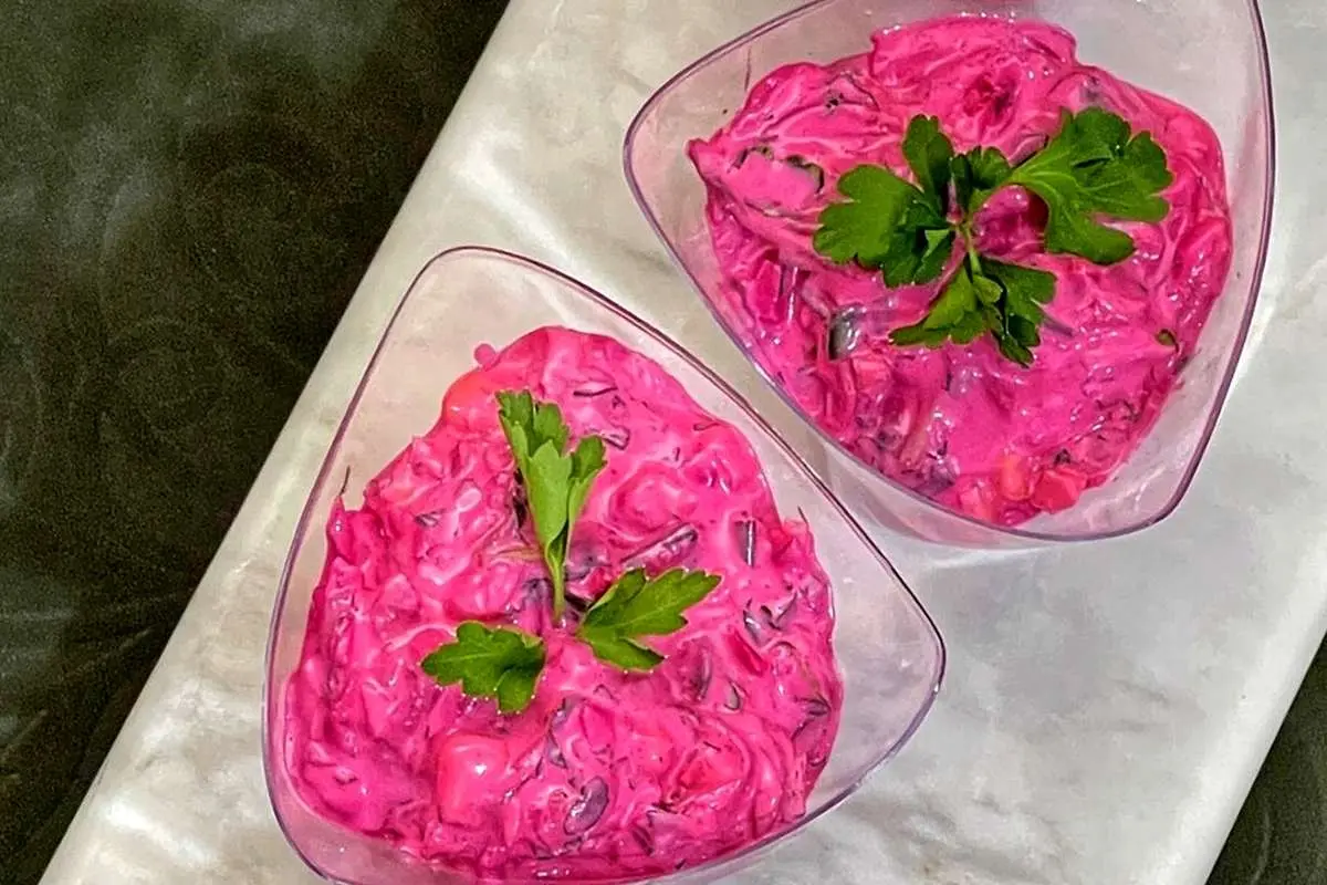 این سالاد جذاب لبو را برای شب یلدا درست کنید