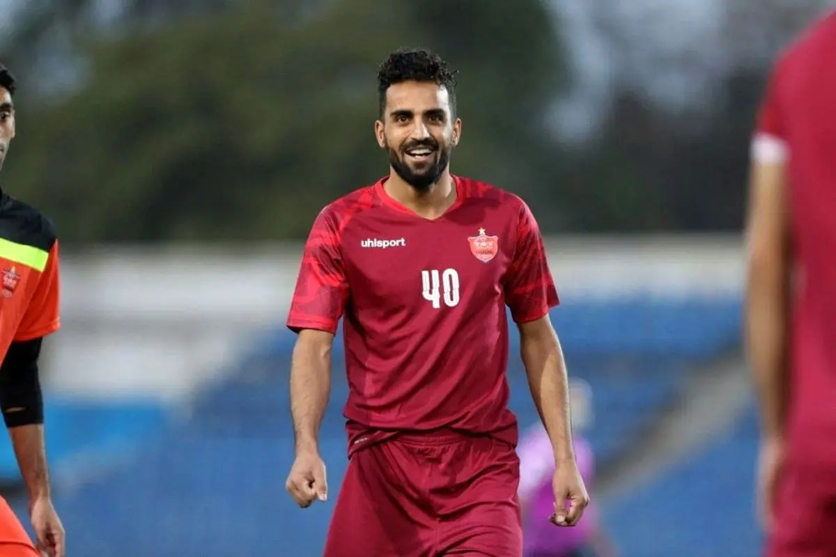 (عکس) اولین تصویر از مهاجم پرسپولیسی پس از تصادف ترسناک