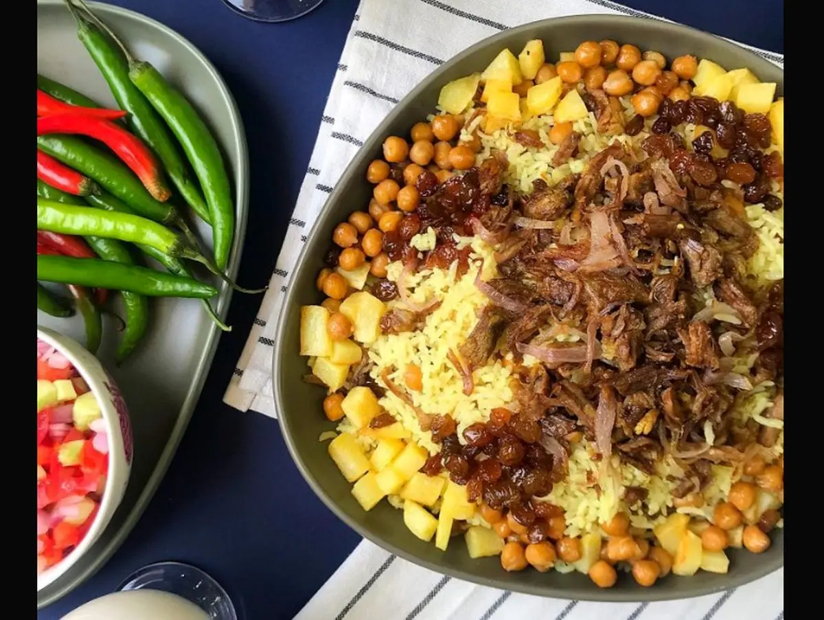 طرز تهیه گوبولی پلو مجلسی با گوشت؛ به روش سنتی هرمزگان