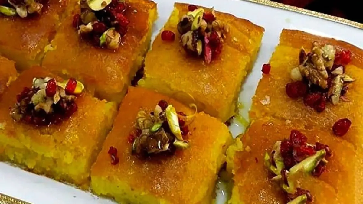 طرز تهیه کوکو شیرین خوشمزه مشهدی؛ با شهد مخصوص