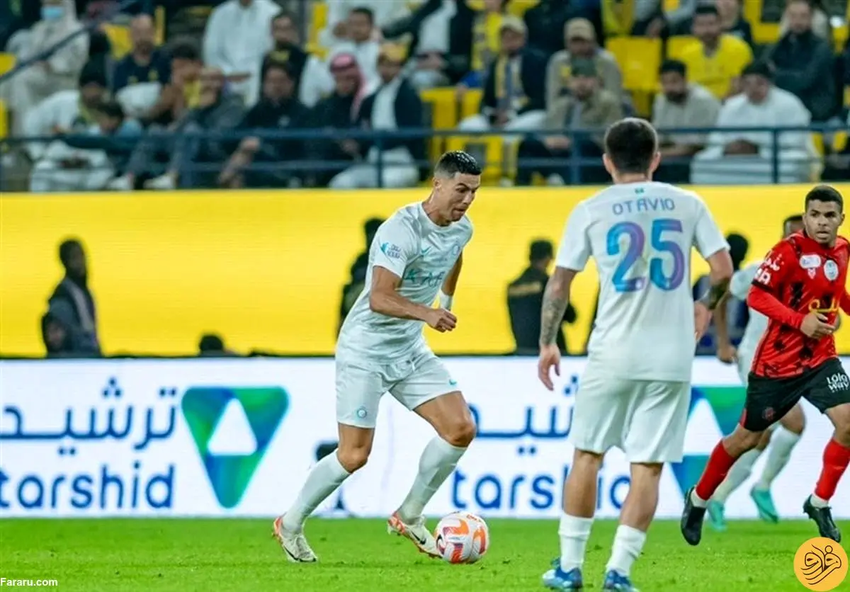 کریستیانو رونالدو باز هم برای النصر گل زد