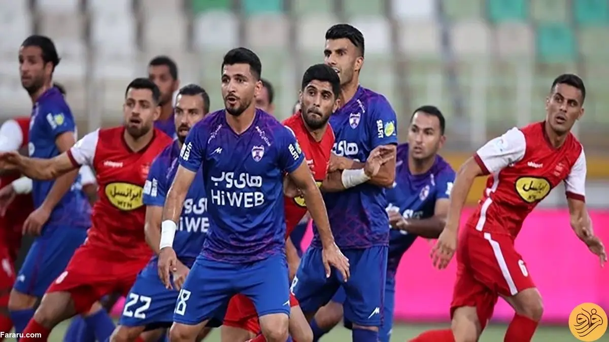 ترکیب دو تیم پرسپولیس و هوادار اعلام شد