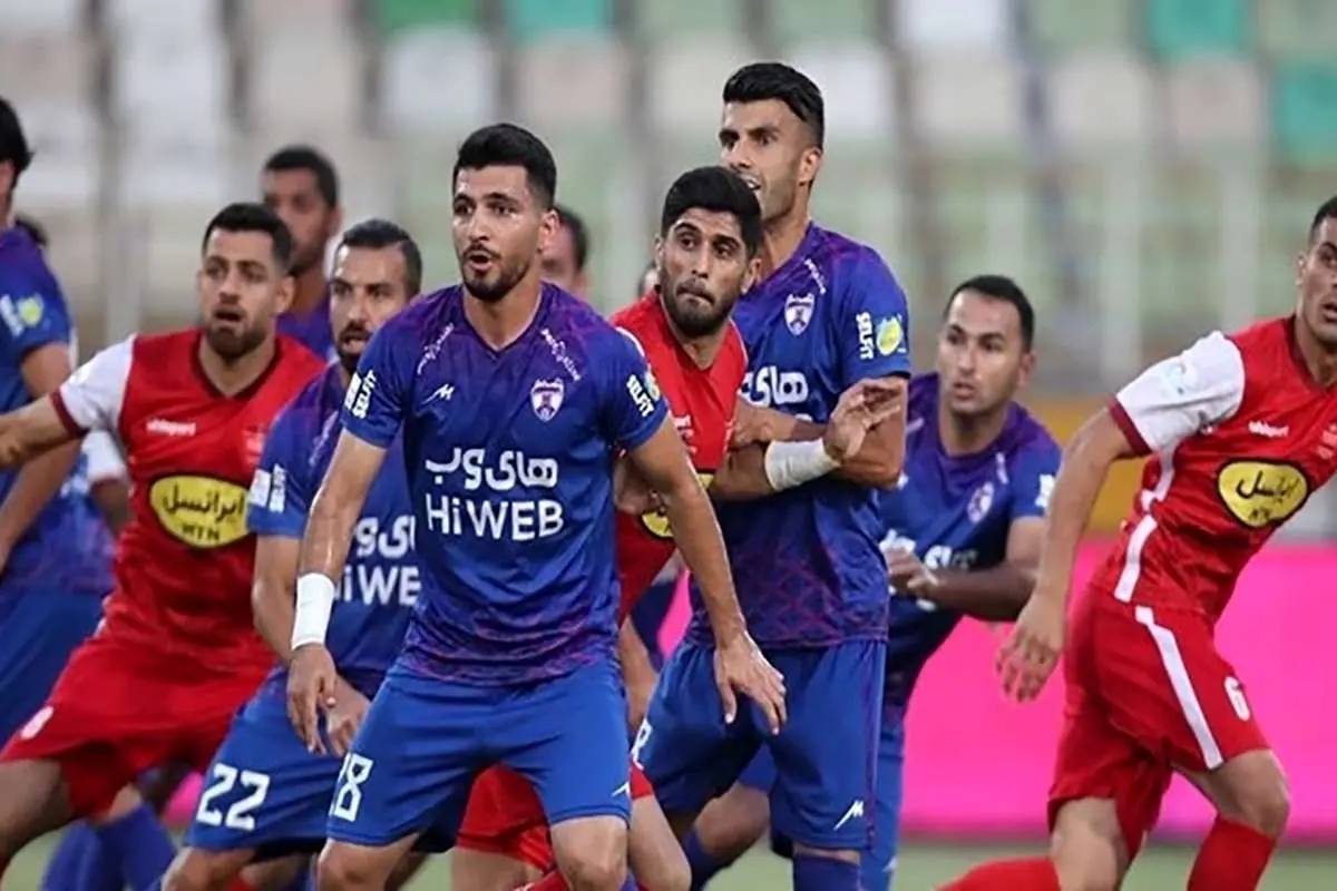 ترکیب دو تیم پرسپولیس و هوادار اعلام شد