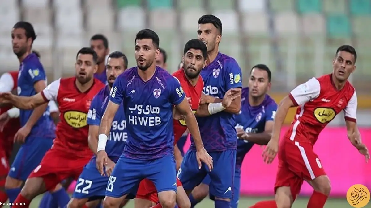ترکیب دو تیم پرسپولیس و هوادار اعلام شد