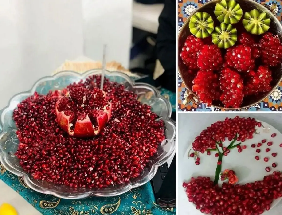 (تصاویر) انار شب یلدا رو اینجوری تزئین کن