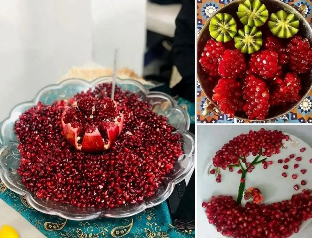 (تصاویر) انار شب یلدا رو اینجوری تزئین کن