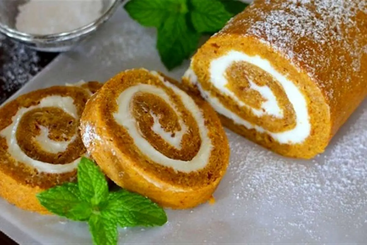طرز تهیه رولت پرتقال به روش قنادی با طعمی بینظیر