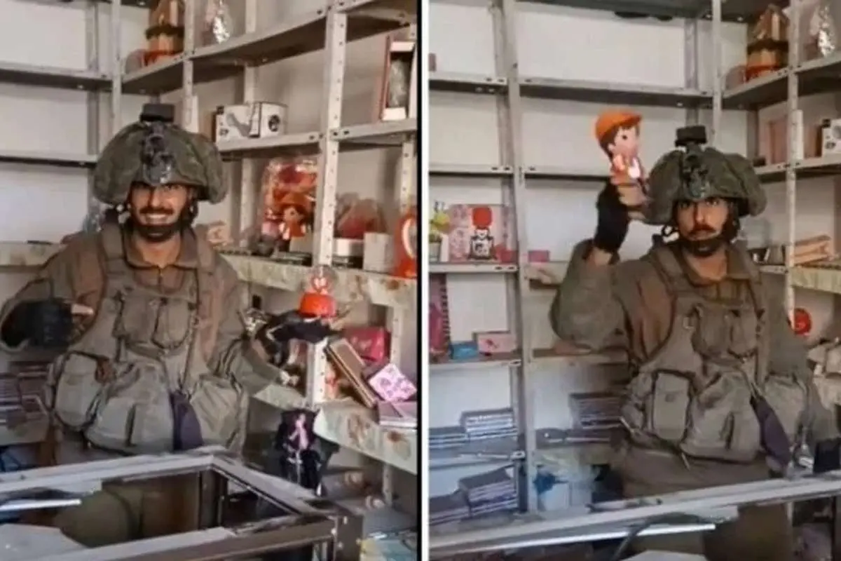 (ویدئو) سرباز اسرائیلی اینگونه نمک بر زخم کودکان غزه پاشید