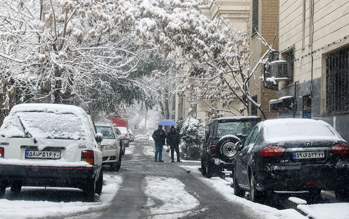ارتفاعات تهران برفی می‌شود