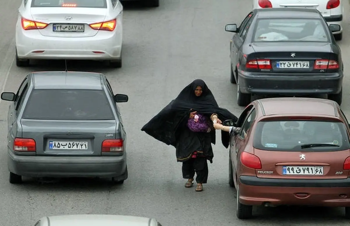 (عکس) شگرد جدید متکدیان در مشهد