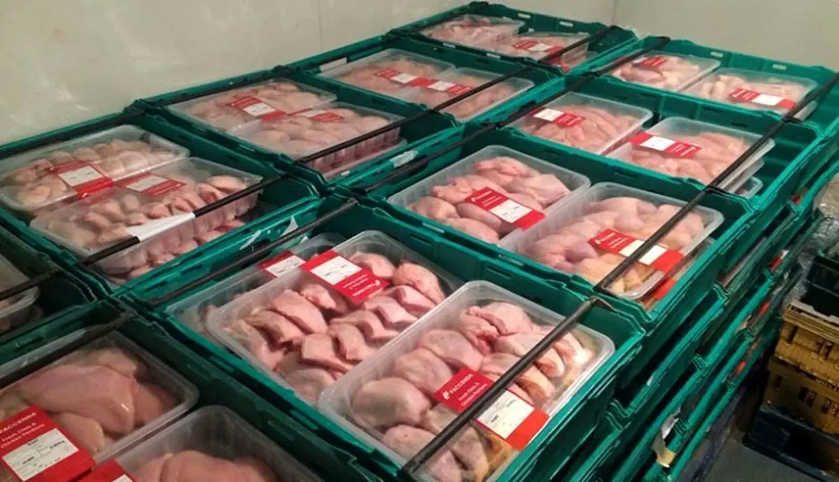 مرغ بسته‌بندی چند؟
