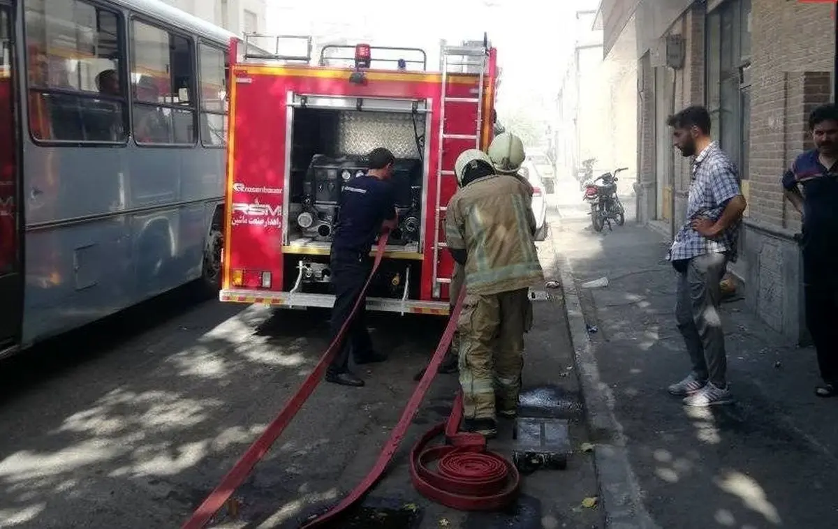آتش‌سوزی در دانشگاه علوم پزشکی زرگنده تهران