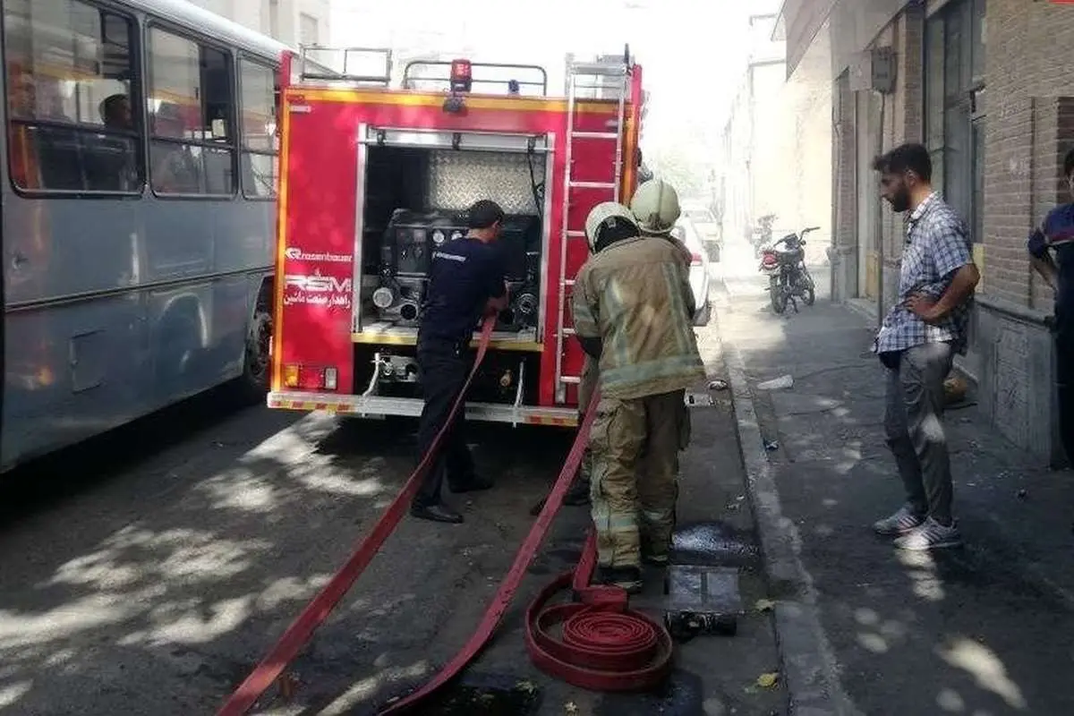 آتشسوزی در دانشگاه علوم پزشکی زرگنده تهران