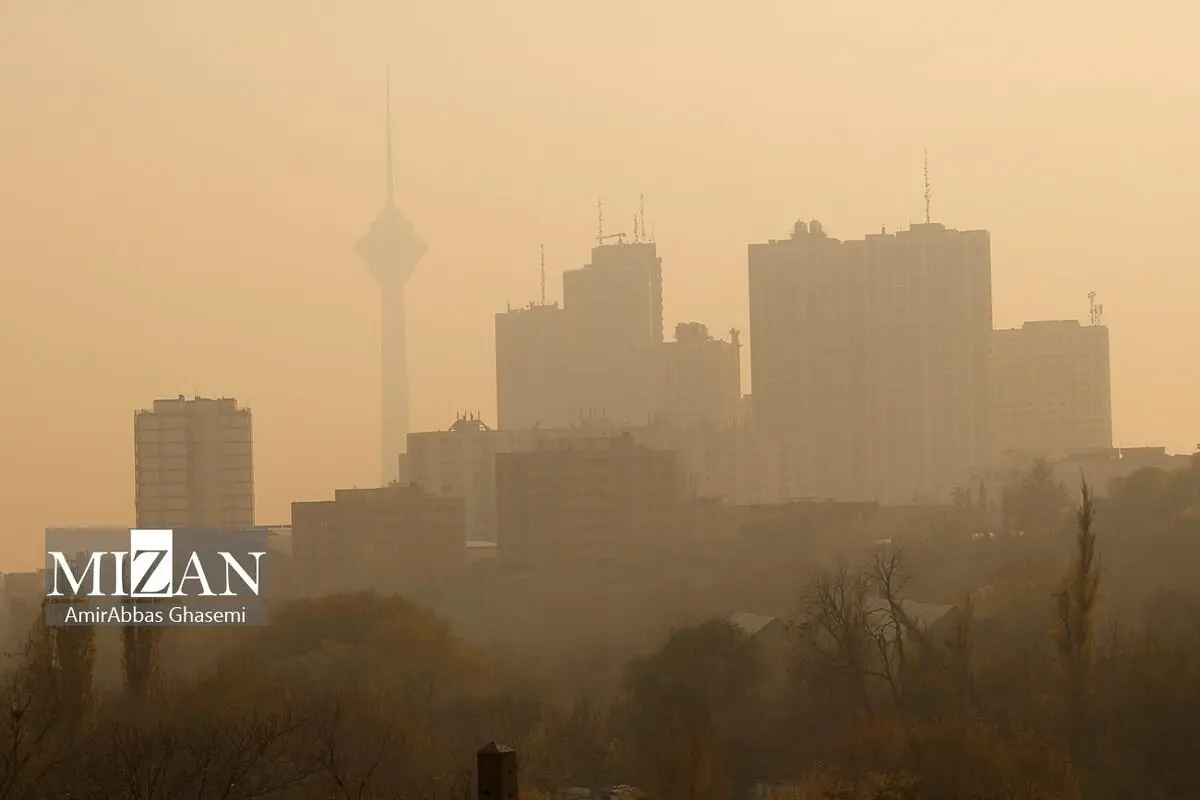 (تصاویر) تهران غرق مه دود