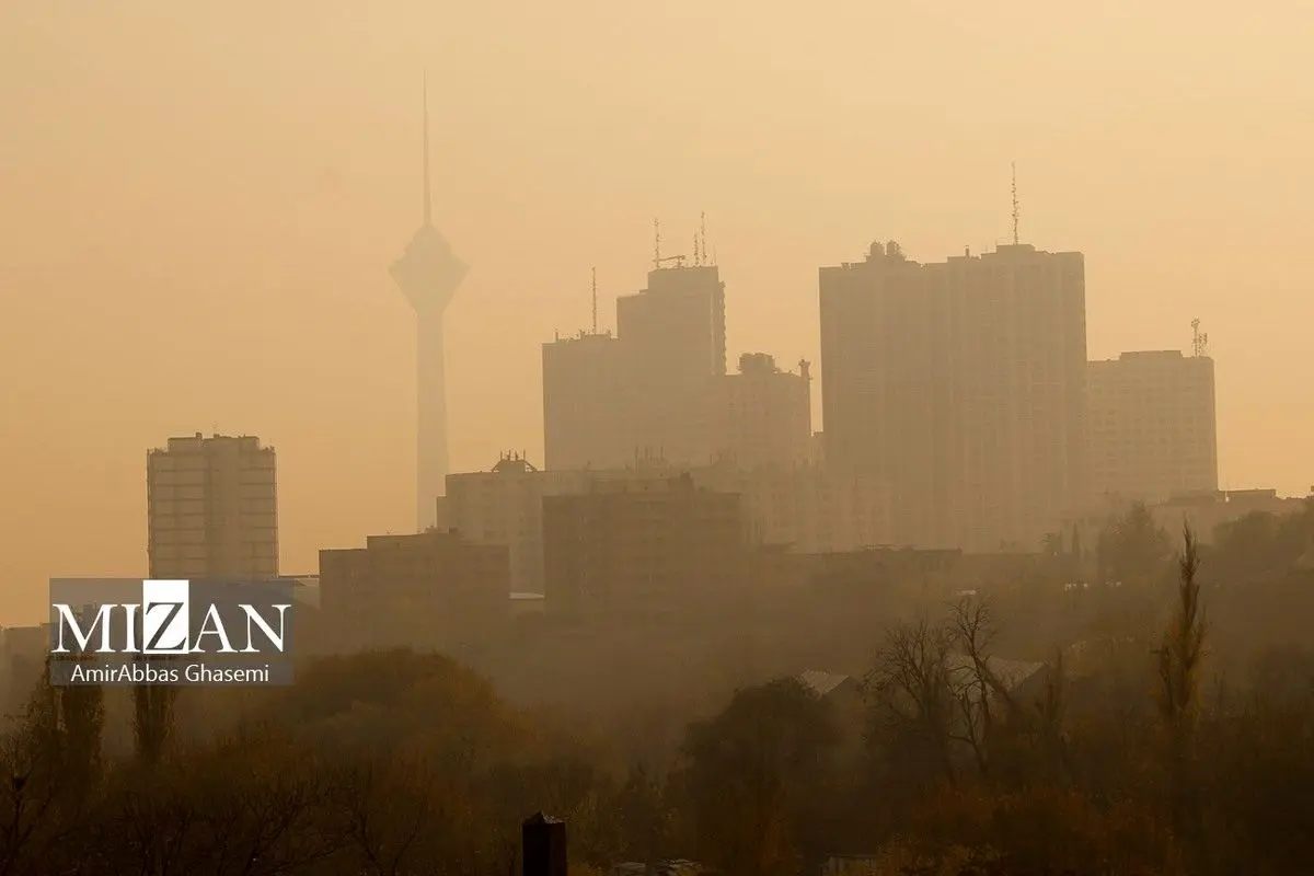 (تصاویر) تهران غرق مه دود