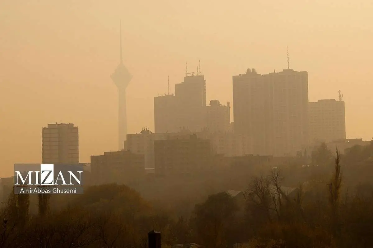 (تصاویر) تهران غرق مه دود