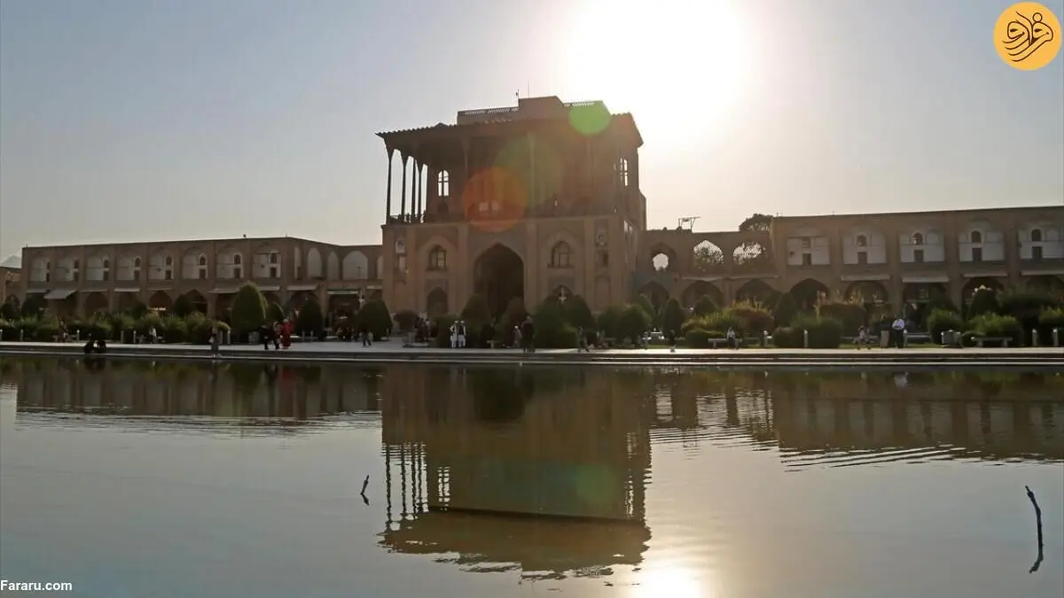 (تصاویر)  گزارش رسانه خارجی از شکوه و عظمت کاخ عالی قاپو