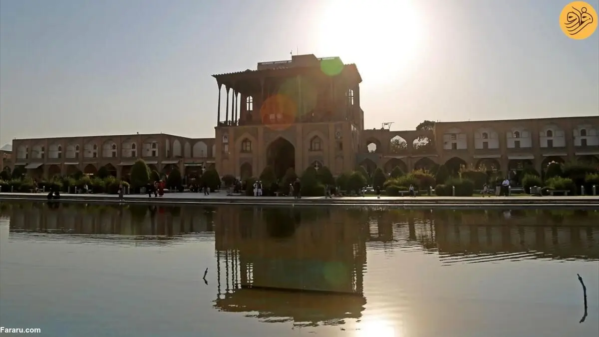 (تصاویر)  گزارش رسانه خارجی از شکوه و عظمت کاخ عالی قاپو