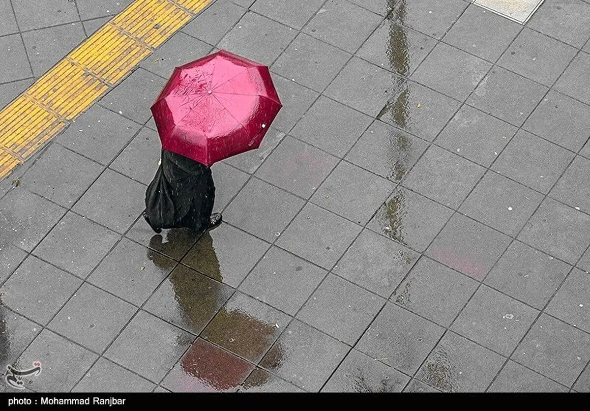 (تصاویر) بارش باران در رشت