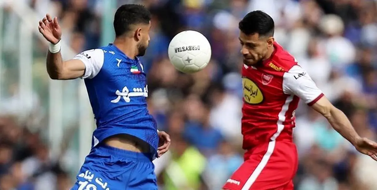 پرتاب بطری از سوی پرسپولیسی‌ها به سمت بازیکنان استقلال