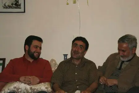 عکس> تاج زاده پس از آزادی