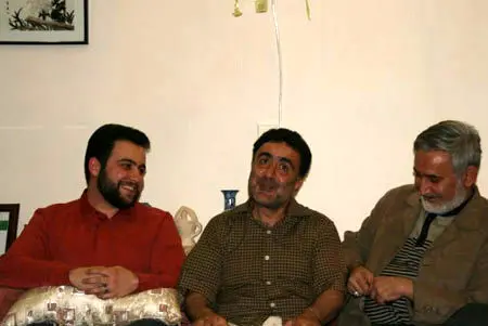 عکس> تاج زاده پس از آزادی