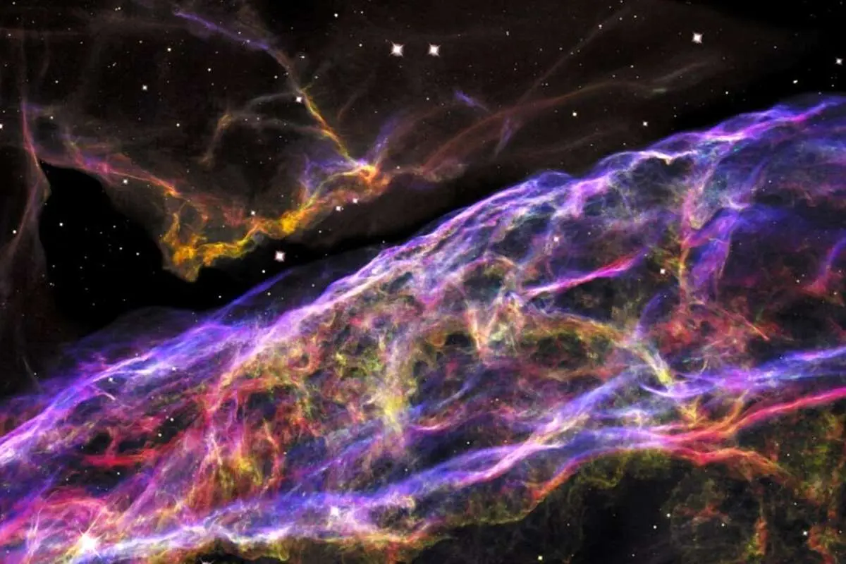 عکس رنگارنگ ستاره‌ای که ۱۰ هزار سال پیش منفجر شد