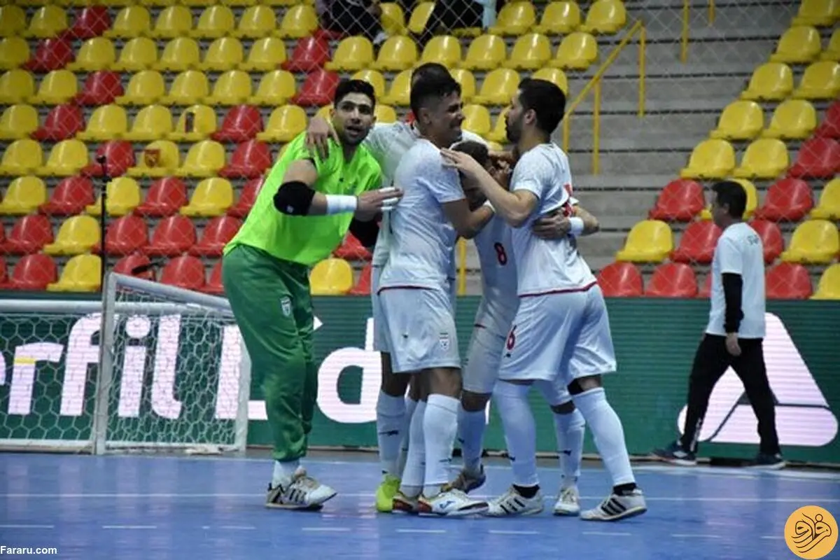پیروزی تیم ملی فوتسال ایران برابر روسیه