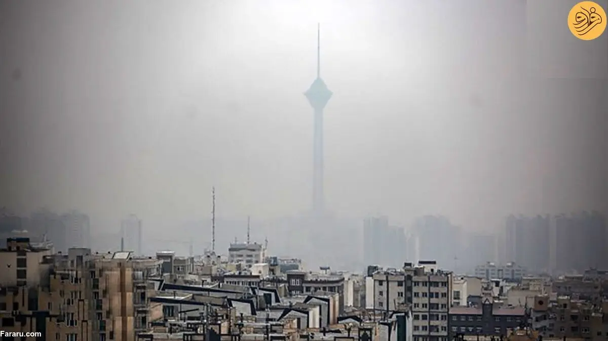 (ویدئو) تهران، شهر محصور در ابری از آلودگی