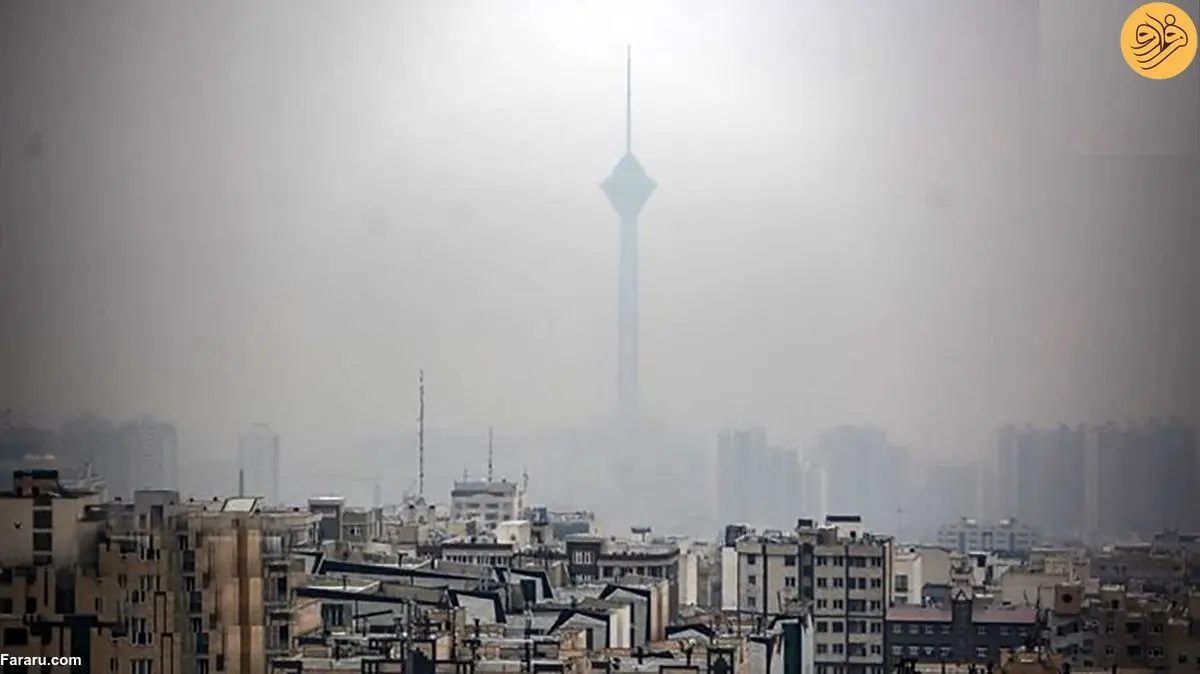 (ویدئو) تهران، شهر محصور در ابری از آلودگی