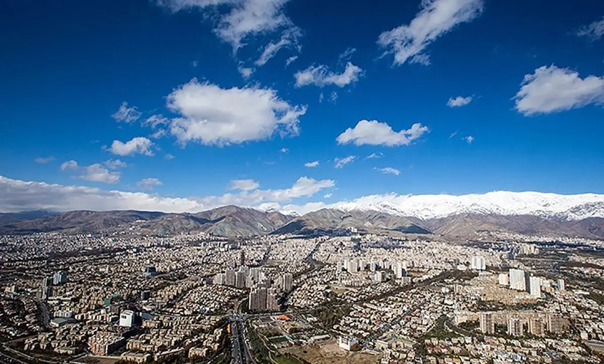 هواشناسی: باد و باران، هوای تهران را تا سه‌شنبه سالم نگه می‌دارد