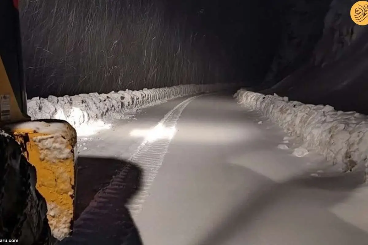 (ویدئو) بارش ۷۰ سانتی برف در گردنه ژالانه کردستان