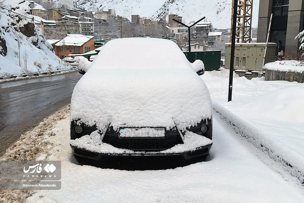 (تصاویر) برف در شمشک دربندسر