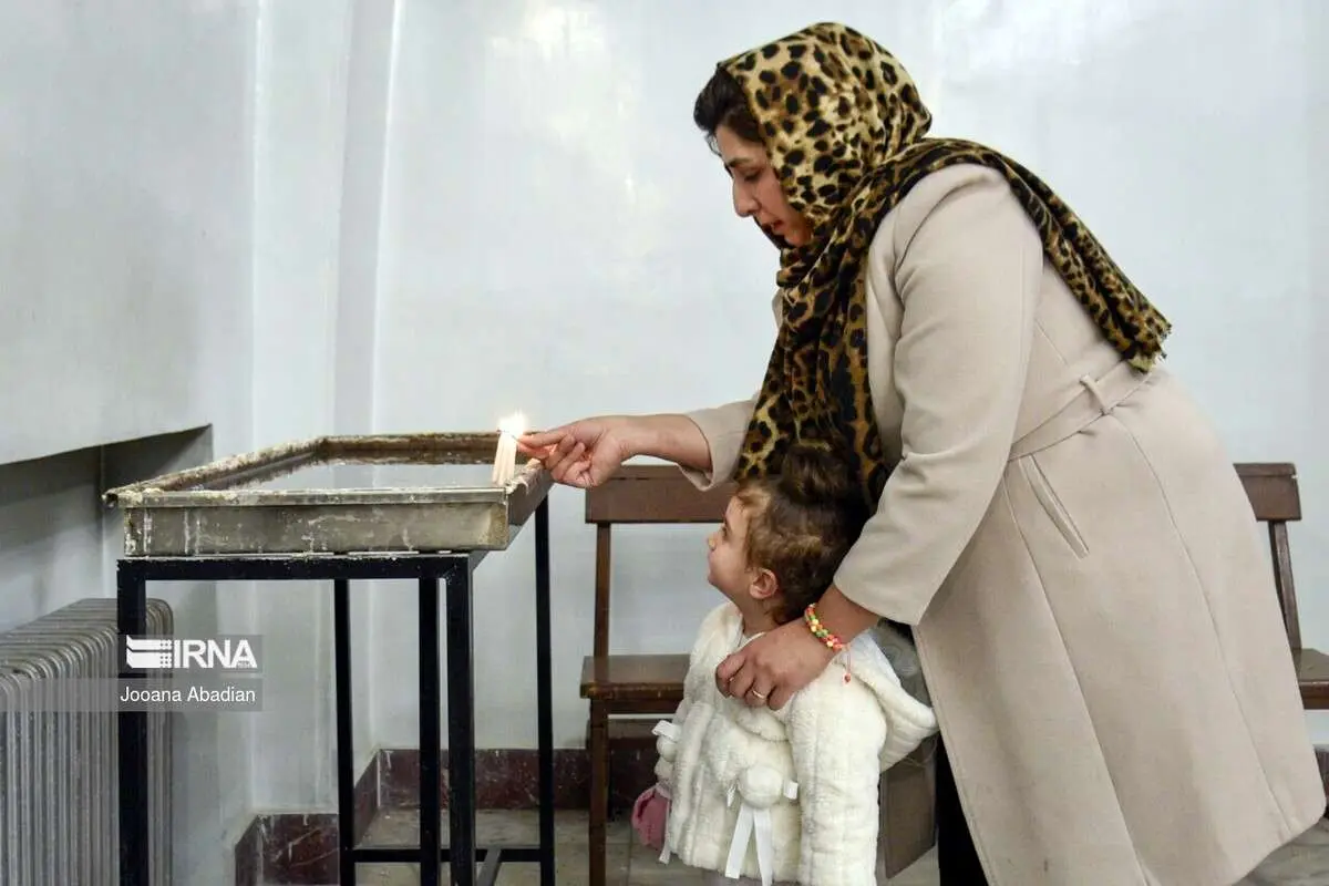 (تصاویر) مراسم میلاد حضرت مسیح در تهران