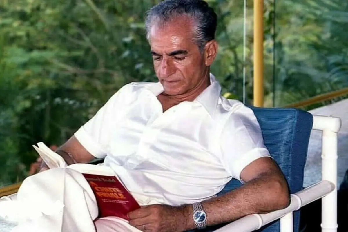 تنها عکس ملاقات محمدرضا پهلوی با چرچیل