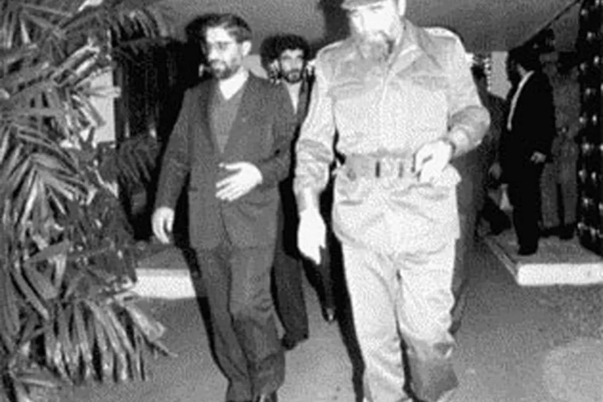 عکس> فیدل کاسترو و میرحسین